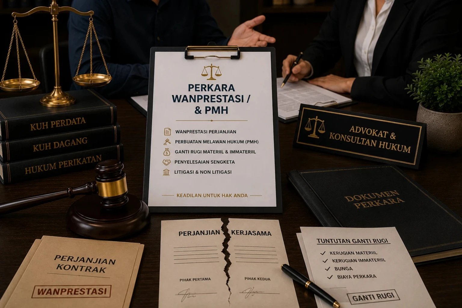 Layanan Perkara Wanprestasi / PMH